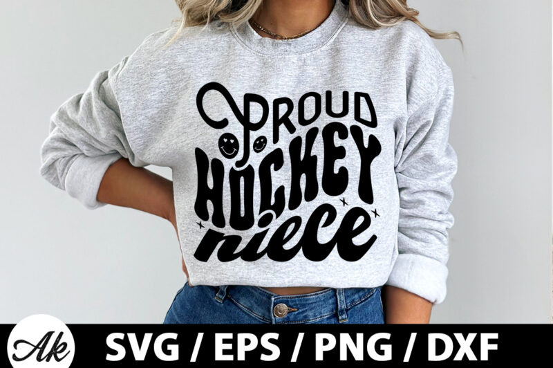 Retro Proud Hockey SVG Bundle