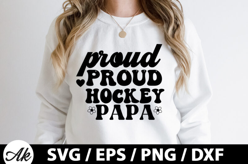 Retro Proud Hockey SVG Bundle