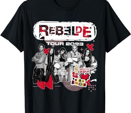 Rbd rebelde tour 2023, rebelde concert. t-shirt