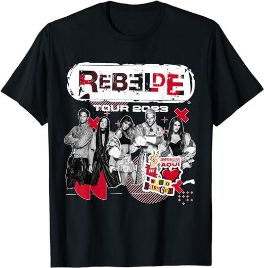 RBD Rebelde Tour 2023, Rebelde Concert. T-Shirt