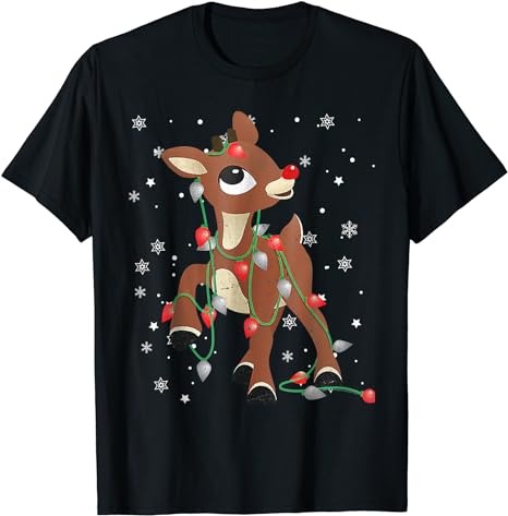 Rudolph The Red Nose Reindeer For Kids and Christmas Fan T-Shirt PNG File