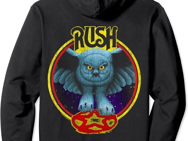 Rush fly by night circle rock music band pullover hoodie t shirt design online