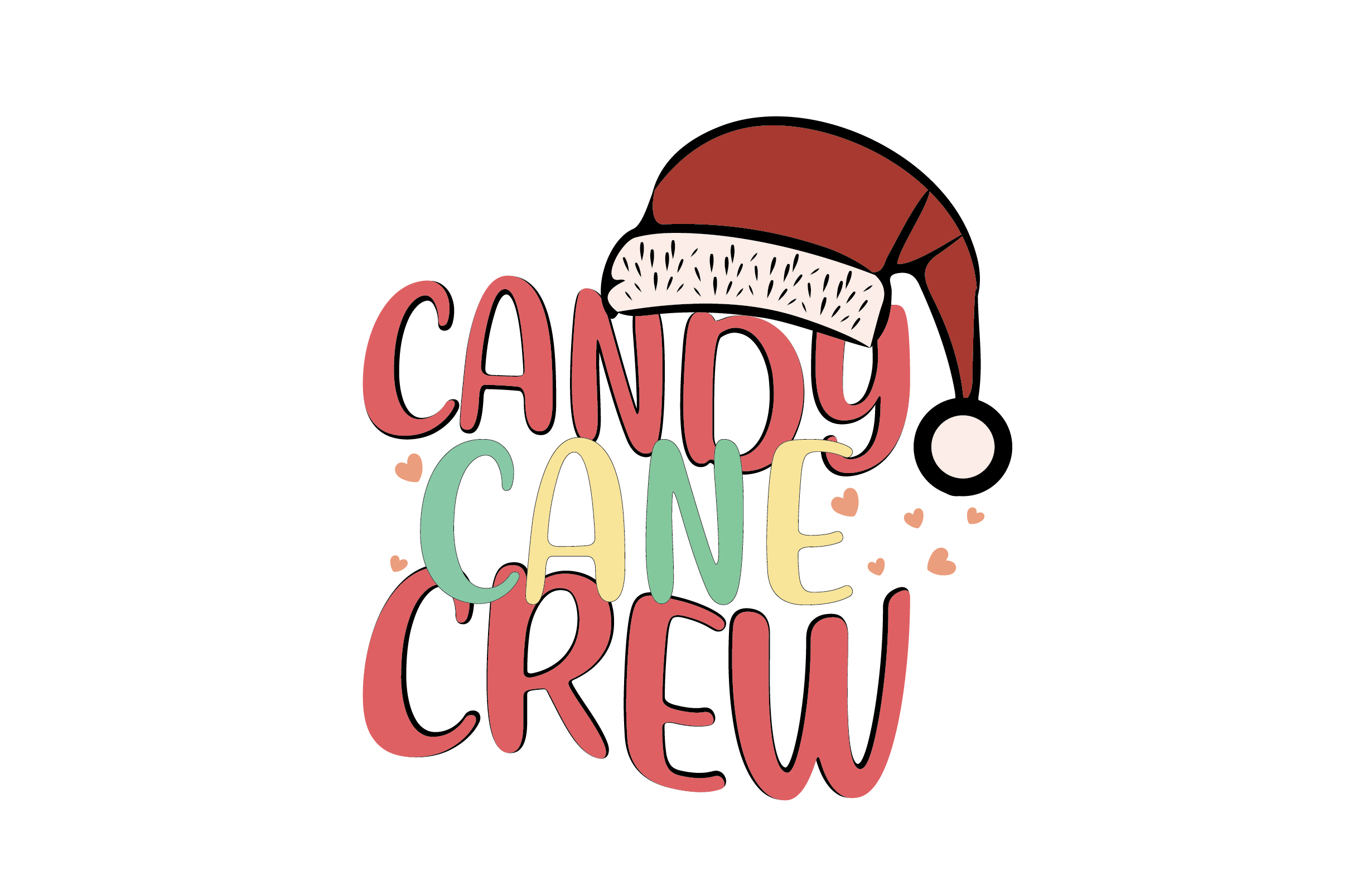 Stitch with candy cane SVG, Stitch santa hat SVG, Candy cane christmas SVG