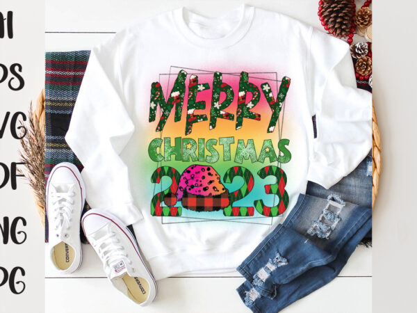 Merry christmas 2023 sublimation design, christmas svg mega bundle , 220 christmas design , christmas svg bundle , 20 christmas t-shirt desi