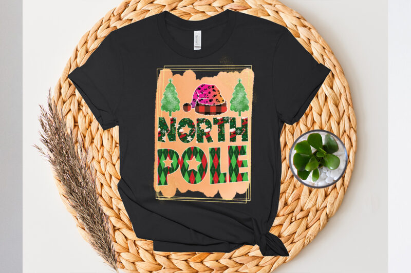 North pole sublimation design, Christmas SVG Mega Bundle , 220 Christmas Design , Christmas svg bundle , 20 christmas t-shirt design , winte