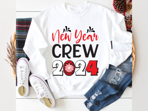 New year crew 2024 svg design, new year 2024,new year decorations 2024, new year decorations, new year hats 2024,new year earrings, new year