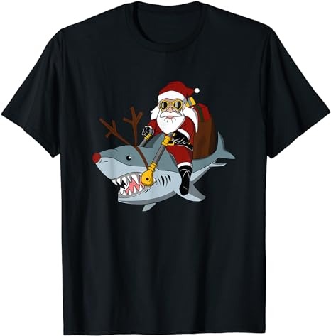 15 Christmas Shark Shirt Designs Bundle For Commercial Use Part 3, Christmas Shark T-shirt, Christmas Shark png file, Christmas Shark digita