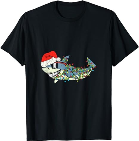 15 Christmas Shark Shirt Designs Bundle For Commercial Use Part 3, Christmas Shark T-shirt, Christmas Shark png file, Christmas Shark digita