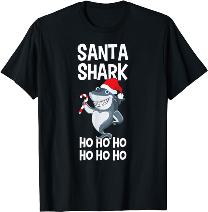 15 Christmas Shark Shirt Designs Bundle For Commercial Use Part 4, Christmas Shark T-shirt, Christmas Shark png file, Christmas Shark digita