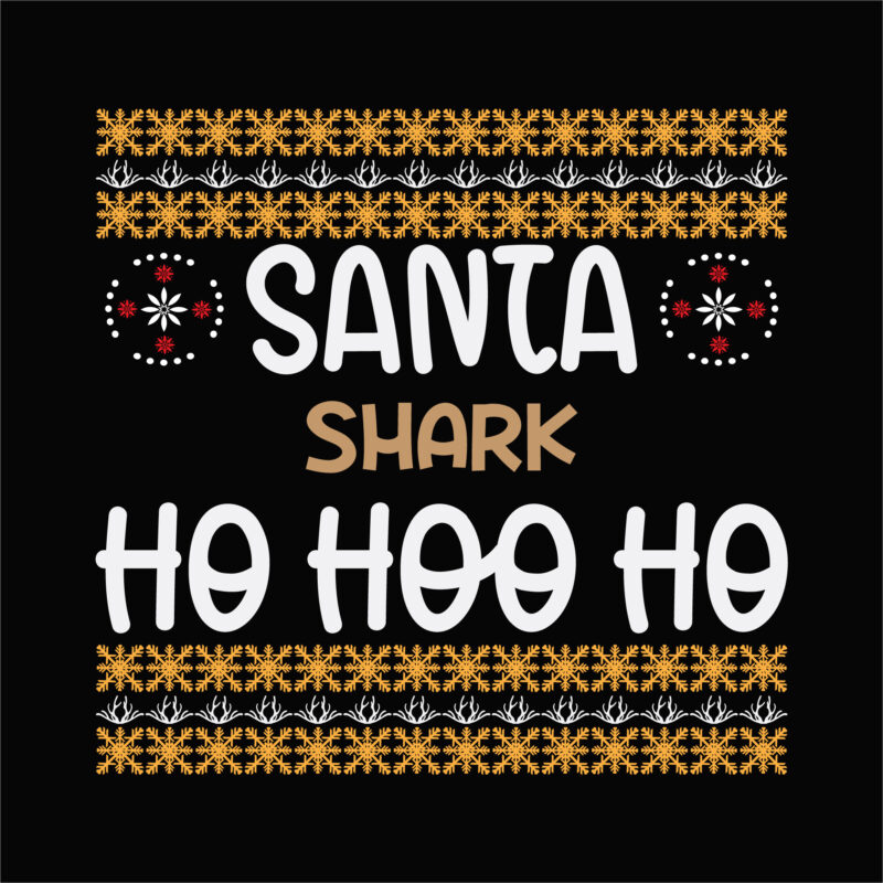 Santa shark ho hoo ho