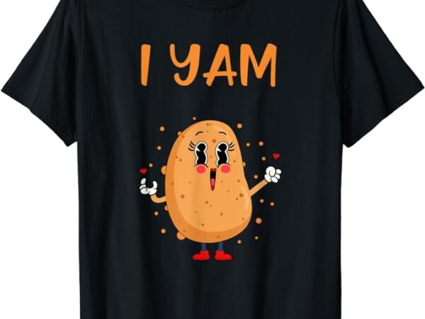 She’s my sweet potato i yam thanksgiving matching couple t-shirt