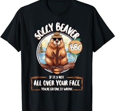 Soggy beaver bbq t-shirt