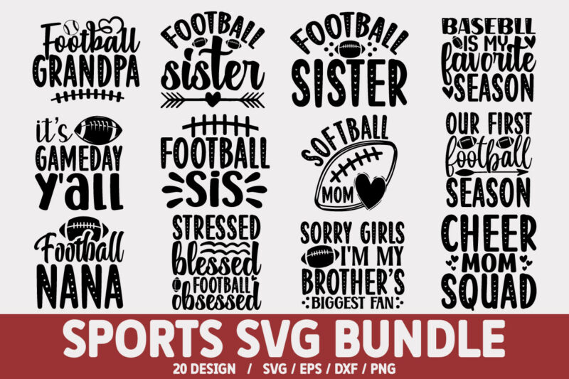 Sports SVG Bundle