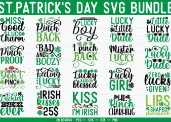 St. Patrick’s day SVG Bundle