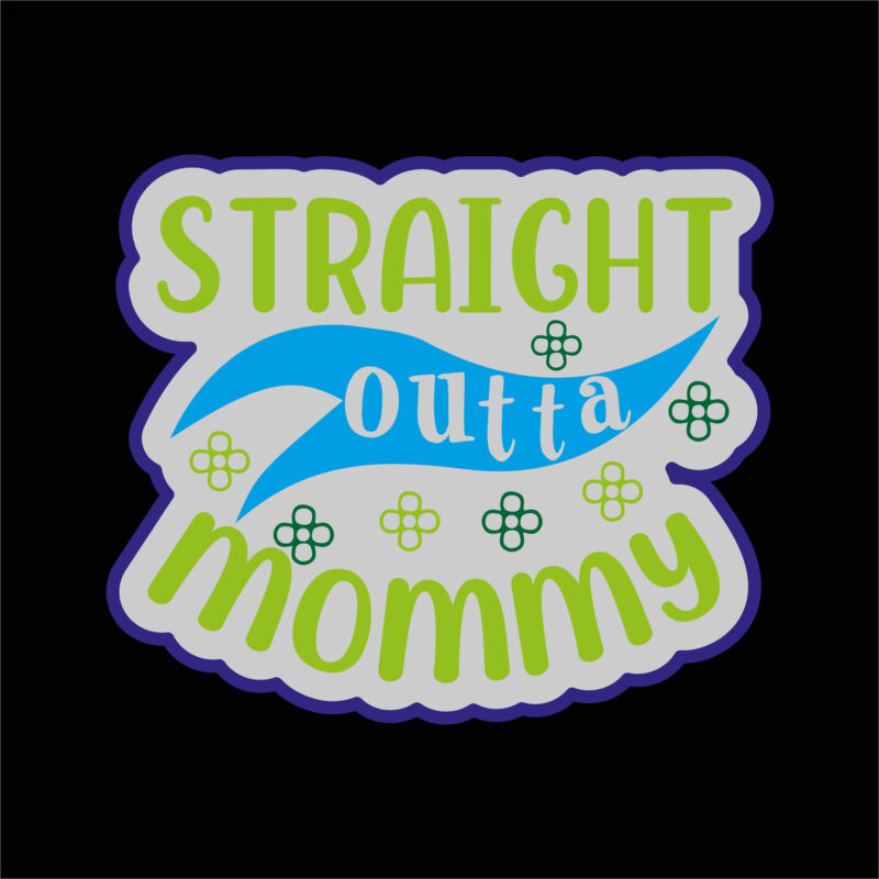 Straight up to mommy sticker