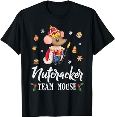 Team mouse nutcracker shirt christmas dance funny soldier t-shirt