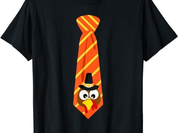 Thanksgiving tie with turkey for family dinner funny t-shirt png file