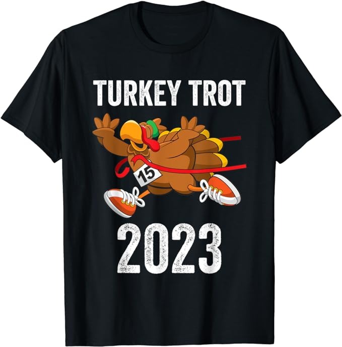 Thanksgiving Turkey Trot Squad 2023 Trot Race Women Men Kids T-Shirt PNG File