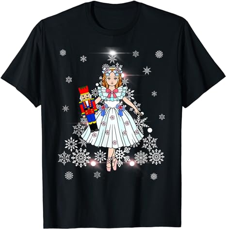 The Nutcracker Ballet, Clara, Tree Christmas Holiday Dance T-Shirt