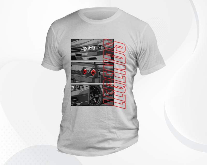 Sport Car T-Shirt Designs Bundle 4 | Sport Car Poster Designs | JDM Designs | T-Shirt Pod Designs | Sport Car Streetwear Designs | Dtg | Dtf