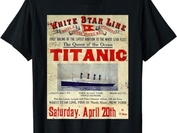 Titanic, titanic sinking, titanic history, titanic t-shirt