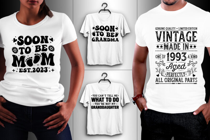 40 SVG T-Shirt Design Bundle