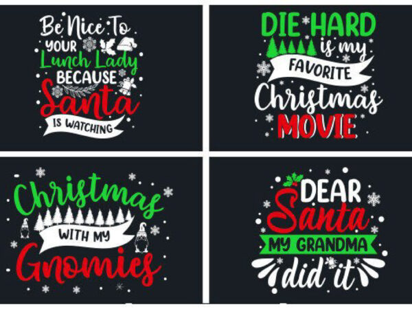 Christmas t-shirt typography vector