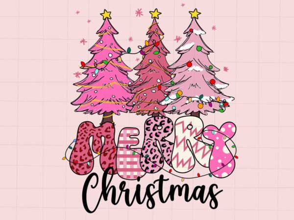 Pink merry christmas svg, pink christmas svg, pink winter svg, pink santa svg, christmas vibes, pink santa claus svg, pink cake svg t shirt illustration