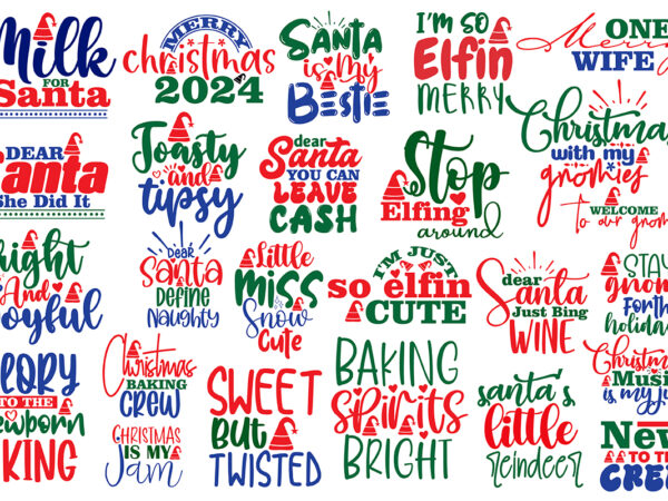 Christmas svg bundle t shirt vector file