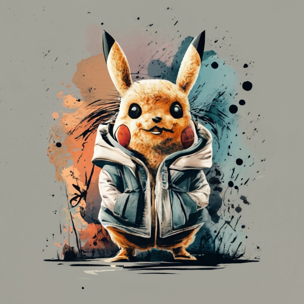 t-shirt design, Pikachu PNG File - Buy t-shirt designs