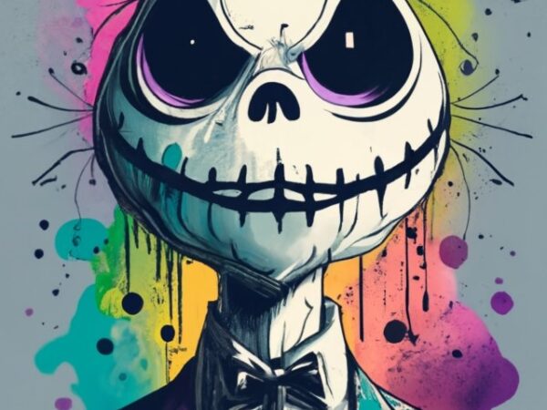 T-shirt design, drawn skellington png file