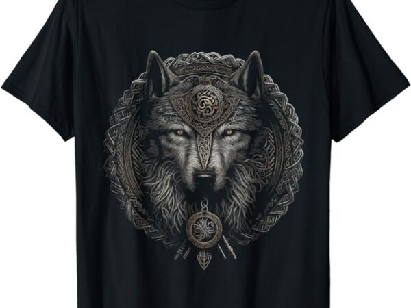 Viking Celtic Fenrir Wolf Women, Men T-Shirt - Buy t-shirt designs