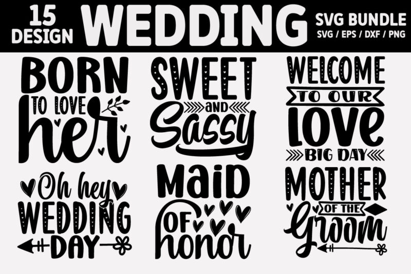 Wedding SVG Bundle