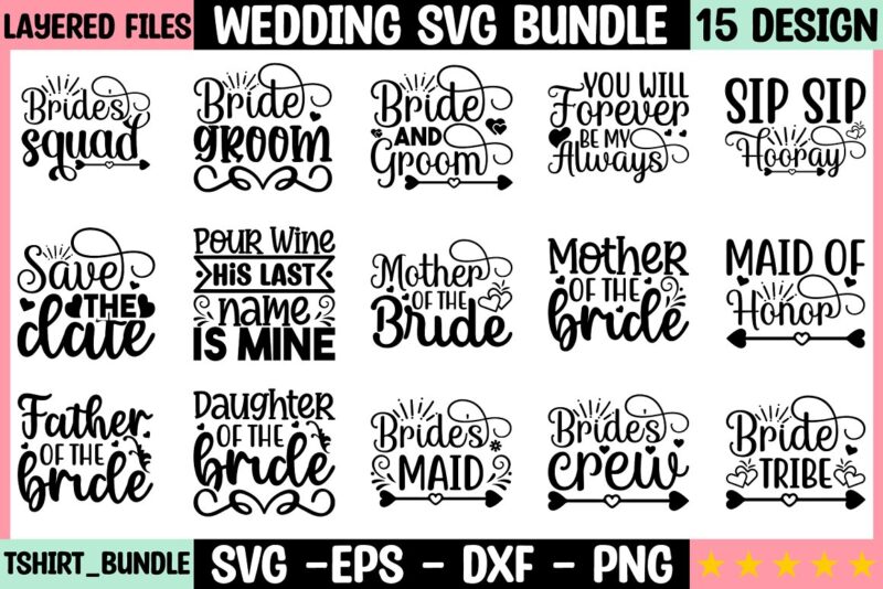 Wedding SVG Bundle