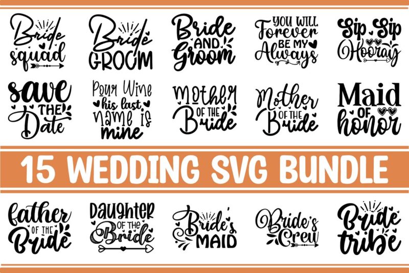 Wedding SVG Bundle