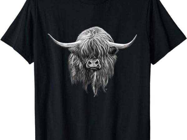 Wee hamish the scottish highland cow t-shirt