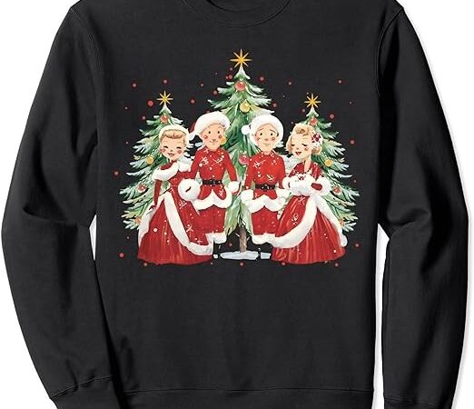 White christmas movie 1954 xmas song holiday pajamas retro sweatshirt png file