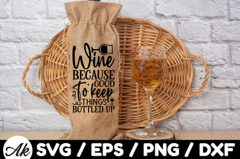 Christmas Wine Bag SVG Bundle