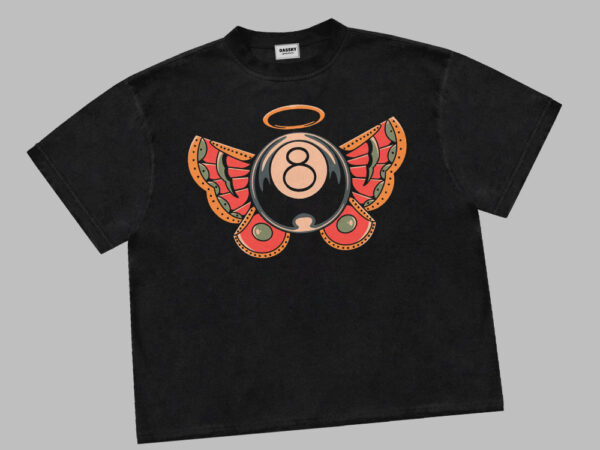 Butterfly billyards t shirt template