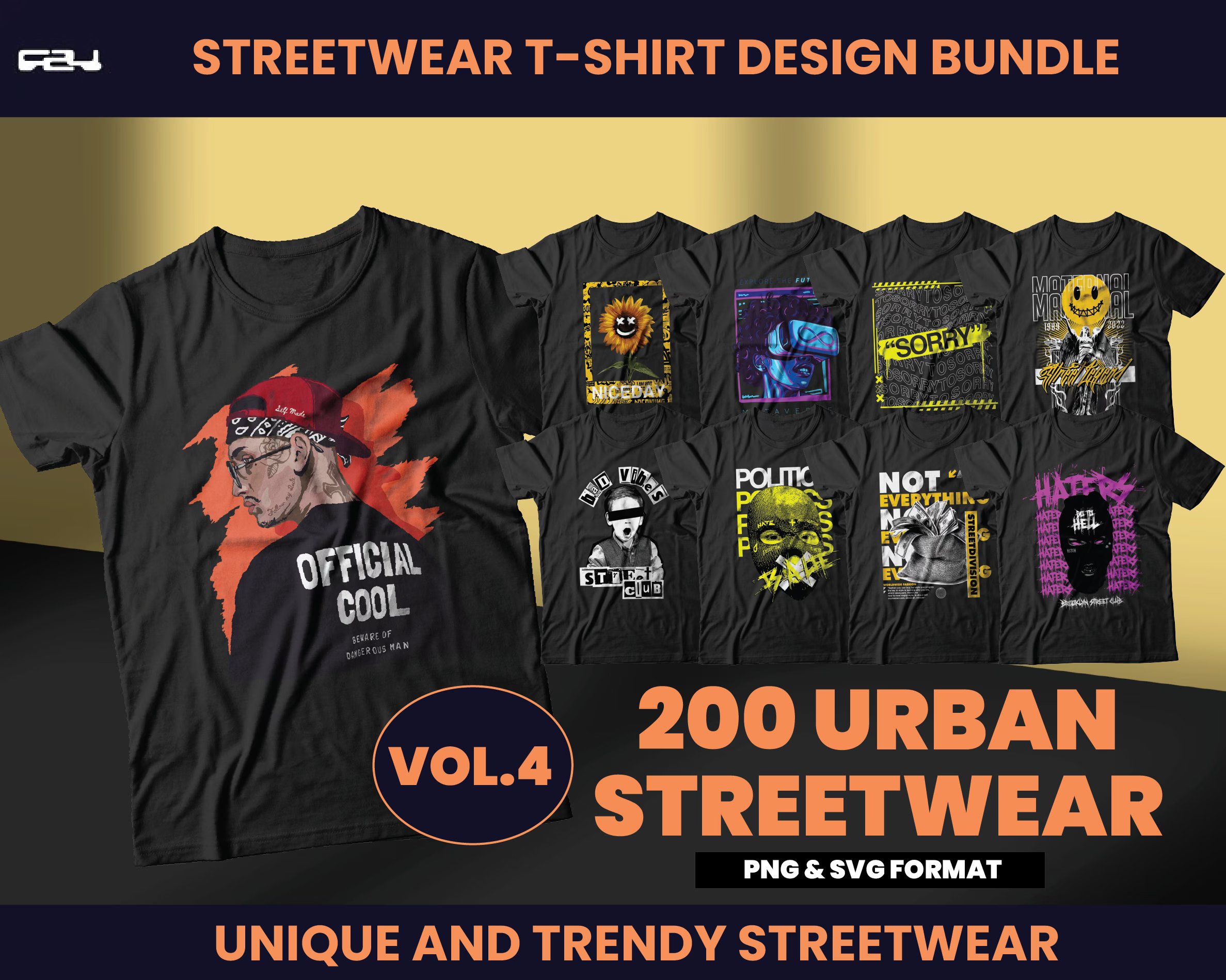 151 Urban Streetwear T-shirt Design Bundle, Urban Streetstyle, Pop