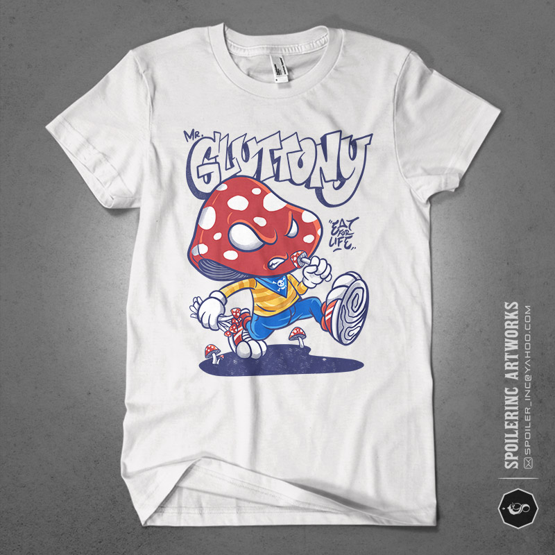 12 retro cartoon tshirt design bundle illustration