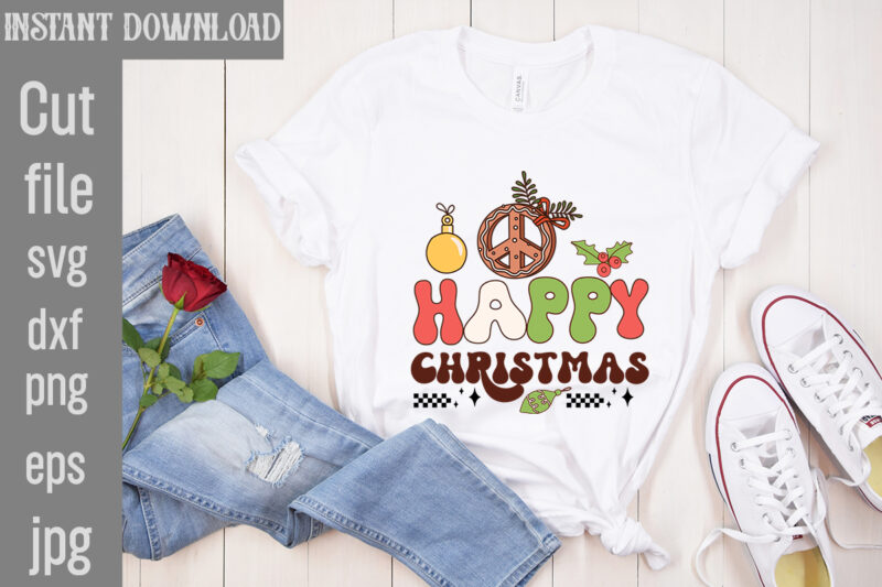 Retro Christmas PNG Sublimation Bundle,20 Designs,on Sell Design,Big Sell Design,Png Bundle,Christmas T-shirt Designs