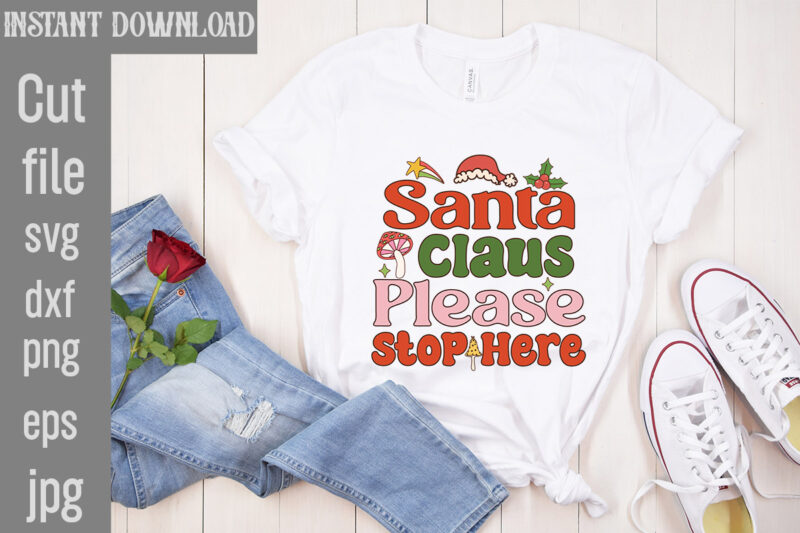 Retro Christmas T-shirt Bundle,20 Designs,on Sell Design,Big Sell Design,Png Bundle,Christmas T-shirt Designs