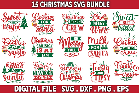 Christmas bundle, christmas svg bundle, christmas saying svg, christmas clip art, cricut, silhouette cut file, funny christmas svg bundle t shirt vector file