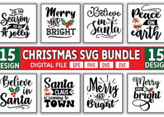 Christmas bundle, christmas svg bundle, christmas saying svg, christmas clip art, cricut, silhouette cut file, funny christmas svg bundle