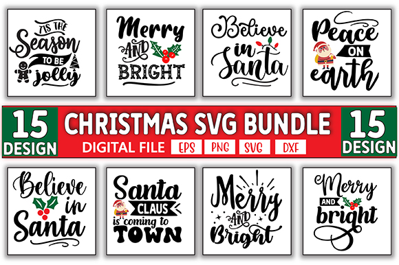 Christmas bundle, christmas svg bundle, christmas saying svg, christmas clip art, cricut, silhouette cut file, funny christmas svg bundle t shirt vector file