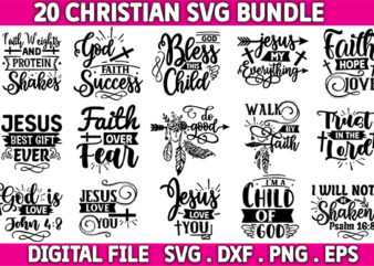 Christian Bundle, Christian svg Bundle, Christmas saying svg, Christmas clip art, cricut, silhouette cut file, Christmas svg Bundle