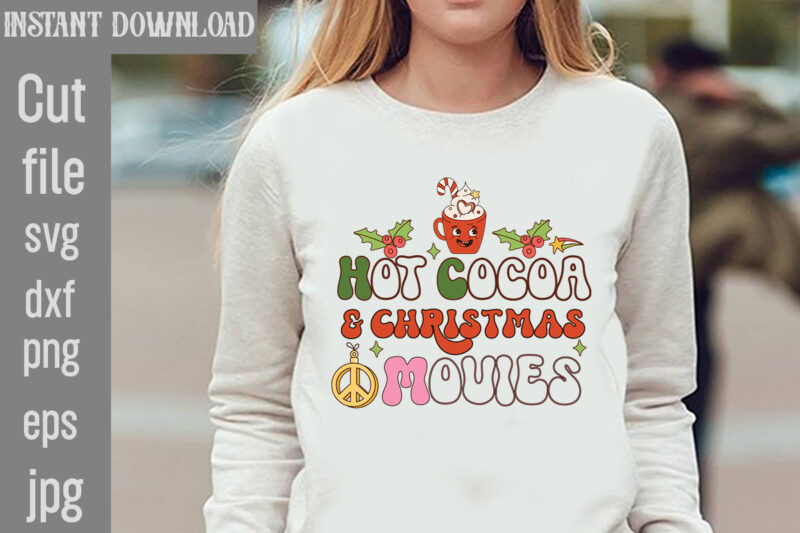 Retro Christmas T-shirt Bundle,20 Designs,on Sell Design,Big Sell Design,Png Bundle,Christmas T-shirt Designs