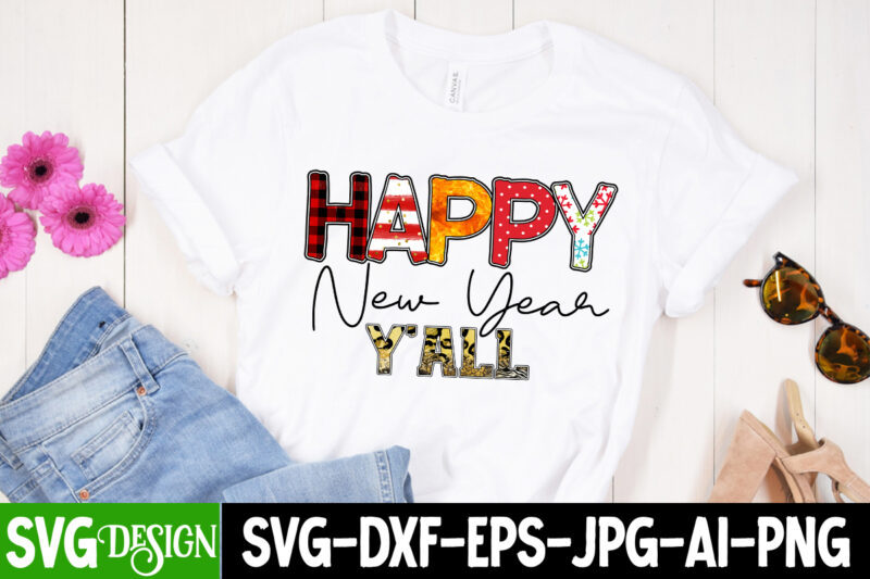 New Year 2024 T-Shirt Design Mega Bundle,New Year T-Shirt Design, New Year 2024 SVG Bundle | Happy New Year 2024 | New Year Sublimation