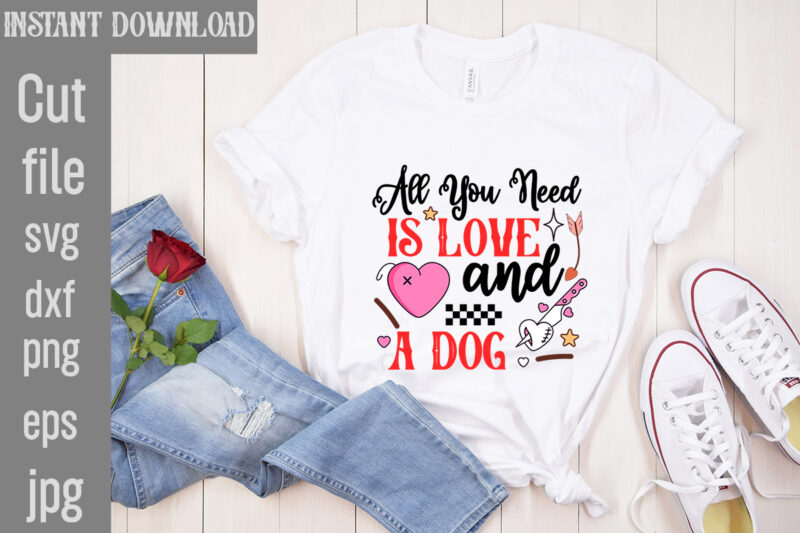 Valentine’s day t-shirt design bundle, happy valentine’s day t-shirt design, valentine svg bundle, valentine’s day sublimation png, love